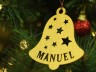 Adorno campana Navidad - Manuel