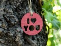 Circular tag with message