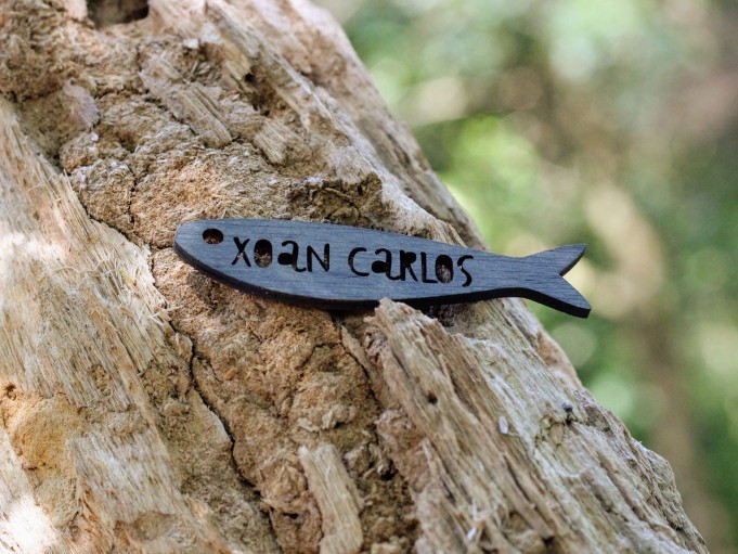 Etiqueta sardina - gris azulado - XOAN CARLOS