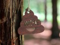 Poop tag with message