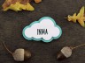 Imán nube - menta - Inma