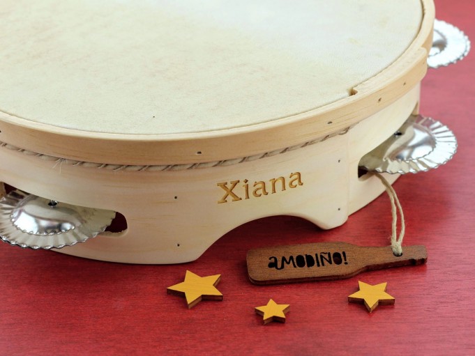 Grabado pandereta Xiana