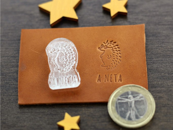 Cuño para marcar cuero