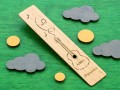 Spanish guitar bookmark with name