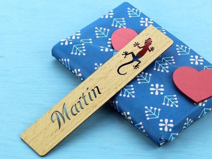 Marcapáginas Lagartija haya - Martín