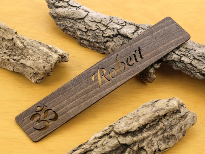 Marcapáginas ॐ nogal - Robert