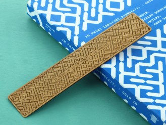 Marcapáginas 10 PRINT texto - cerezo